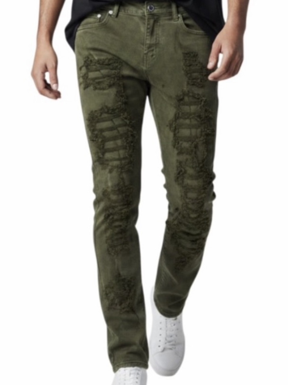 Pheelings Men’s Stack Flare Distressed Jeans